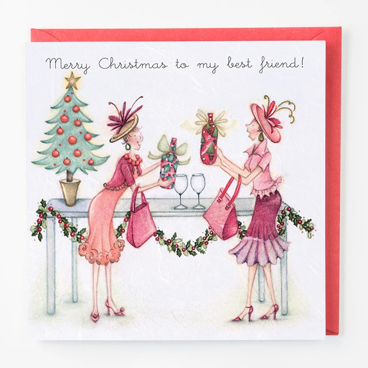 Berni Parker Christmas Card - Best Friend