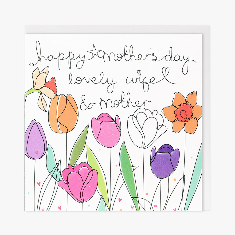 Belly Button Happy Mothers Day Wife & Mother Card