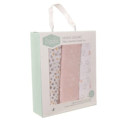 Ziggle Dusty Pink Muslin Set Boxed