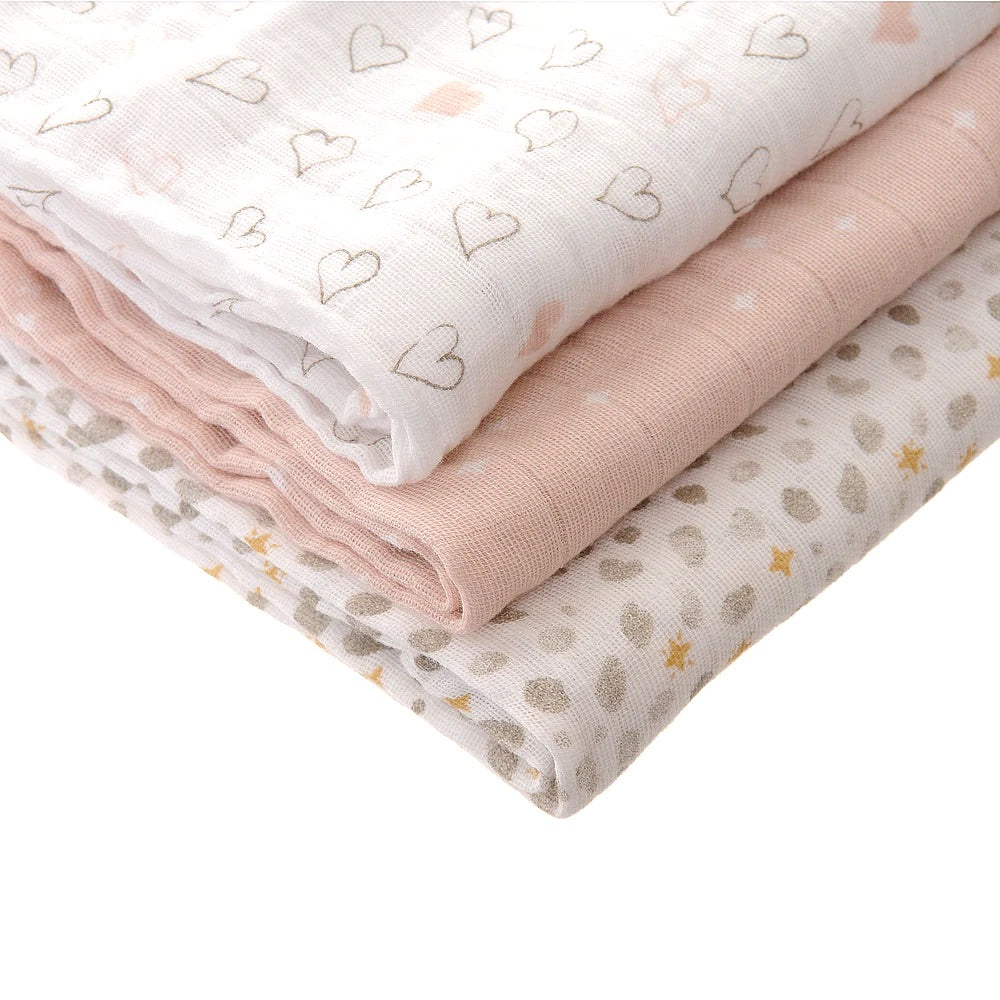 Ziggle Dusty Pink Muslin Set Boxed