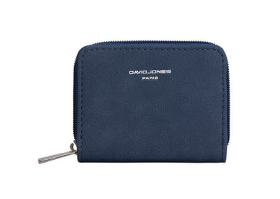 David Jones Small Zip Round Purse - Dark Blue