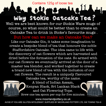 Oatcake Tea by Moorland Pottery