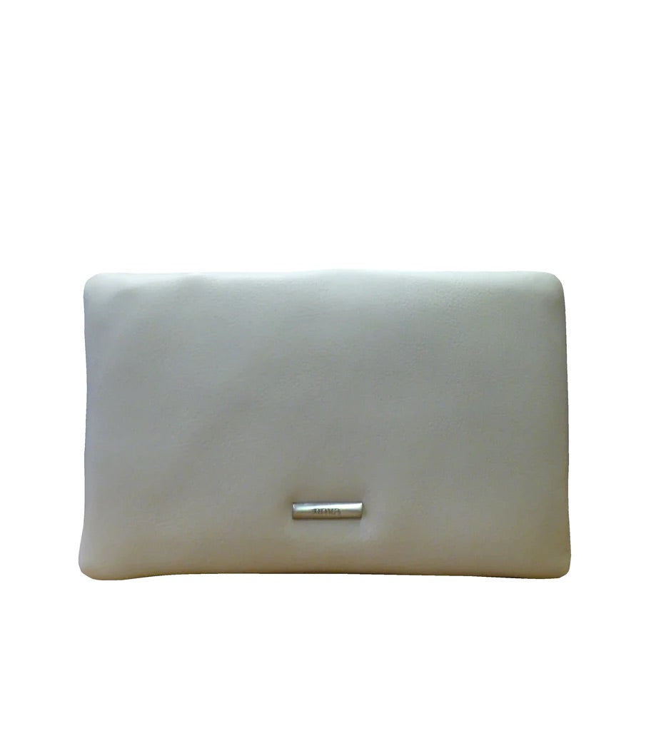 Nova Leathers Fold Out Clutch/Crossbody Handbag - Grey (878)