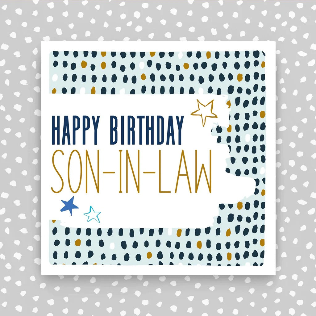 Molly Mae Happy Birthday Son-in-Law Spots Card