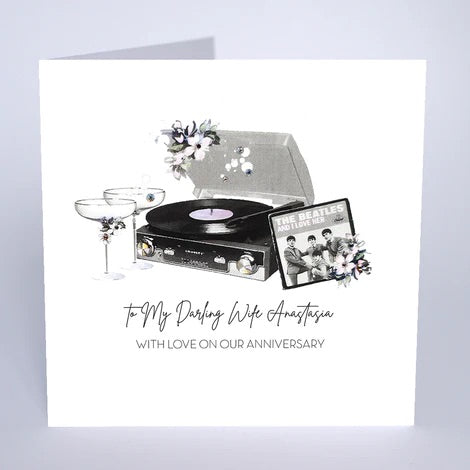 Personalised Anniversary Card (PCA36) Five Dollar Shake