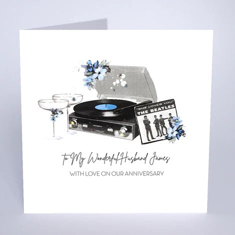 Personalised Anniversary Card (PCA38) Five Dollar Shake