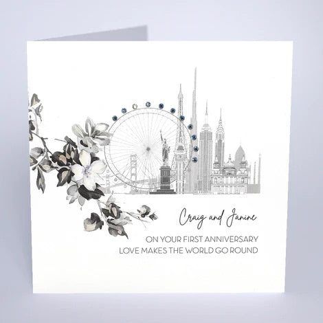 Personalised Anniversary Card (PCA45) Five Dollar Shake