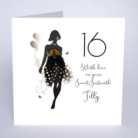 Personalised Female Age Birthday Card (PCAB45) Five Dollar Shake