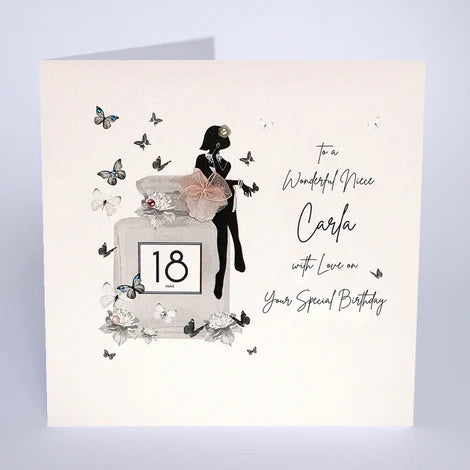 Personalised Female Age Birthday Card (PCAB47) Five Dollar Shake