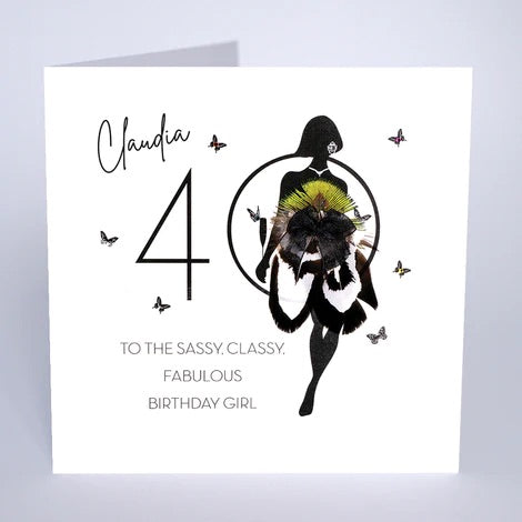 Personalised Female Age Birthday Card (PCAB53) Five Dollar Shake