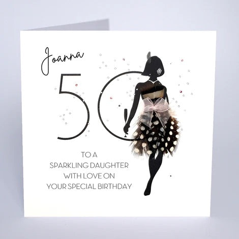 Personalised Female Age Birthday Card (PCAB56) Five Dollar Shake