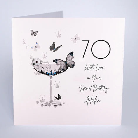 Personalised Female Age Birthday Card (PCAB63) Five Dollar Shake