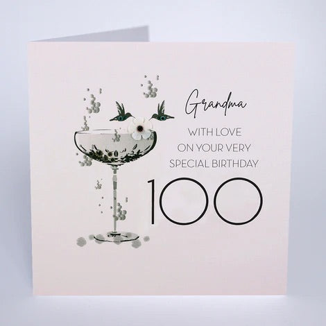 Personalised Female Age Birthday Card (PCAB67) Five Dollar Shake