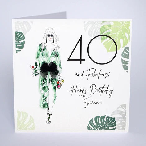 Personalised Female Age Birthday Card (PCAB68) Five Dollar Shake