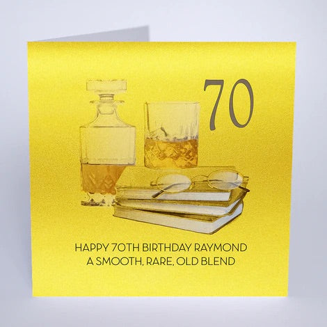Personalised Mens Age Birthday Card (PCAB76) Five Dollar Shake