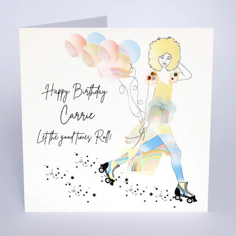 Personalised Female Birthday Card (PCG78) Five Dollar Shake