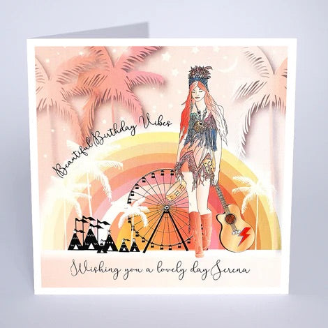 Personalised Female Birthday Card (PCG96) Five Dollar Shake