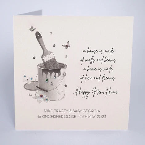 Personalised New Home Card (PCM40) Five Dollar Shake