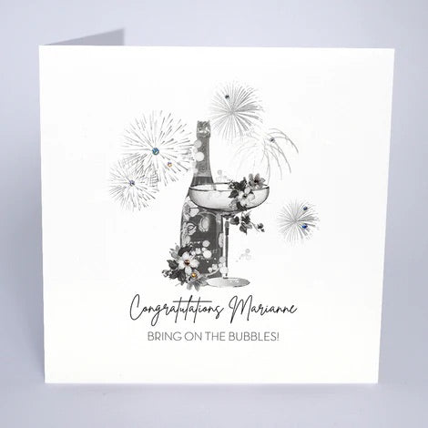 Personalised Congratulations Card (PCM51) Five Dollar Shake