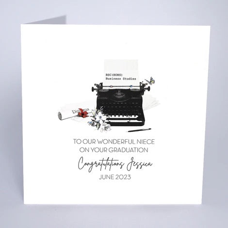 Personalised Graduation Card (PCM52) Five Dollar Shake