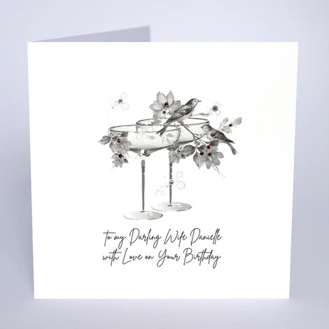 Personalised Female Birthday Card (PCR48) Five Dollar Shake