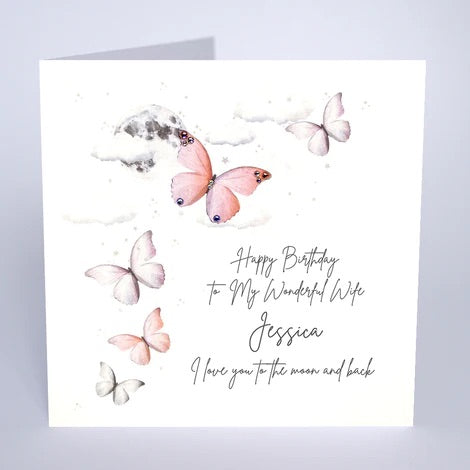 Personalised Female Birthday Card (PCR49) Five Dollar Shake