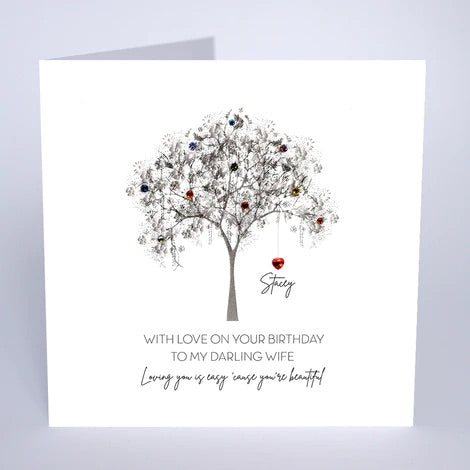 Personalised Female Birthday Card (PCR50) Five Dollar Shake