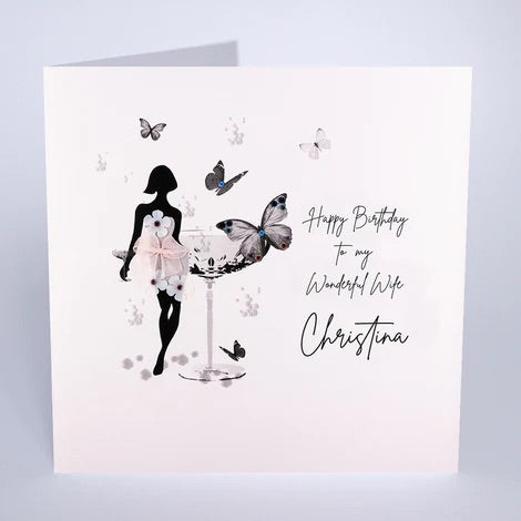Personalised Female Birthday Card (PCR53) Five Dollar Shake