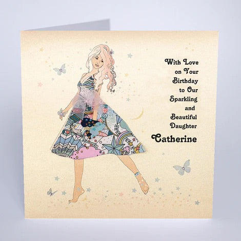 Personalised Female Birthday Card (PCR64) Five Dollar Shake