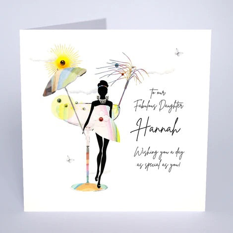 Personalised Female Birthday Card (PCR70) Five Dollar Shake