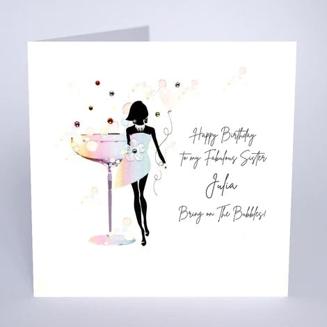 Personalised Female Birthday Card (PCR71) Five Dollar Shake