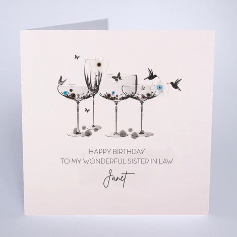 Personalised Female Birthday Card (PCR73) Five Dollar Shake