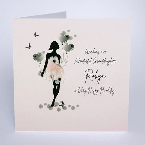 Personalised Female Birthday Card (PCR75) Five Dollar Shake