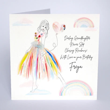 Personalised Female Birthday Card (PCR77) Five Dollar Shake