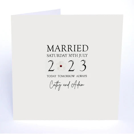 Personalised Wedding Card (PCW31) Five Dollar Shake