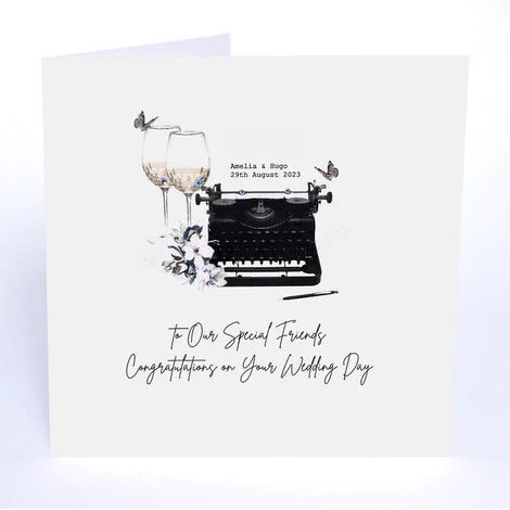 Personalised Wedding Card (PCW59) Five Dollar Shake