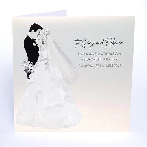 Personalised Wedding Card (PCW64) Five Dollar Shake