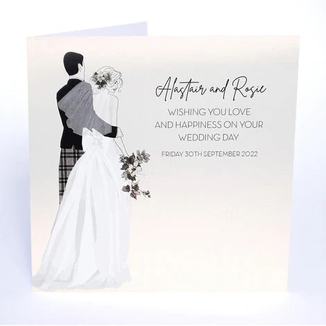 Personalised Wedding Card (PCW66) Five Dollar Shake
