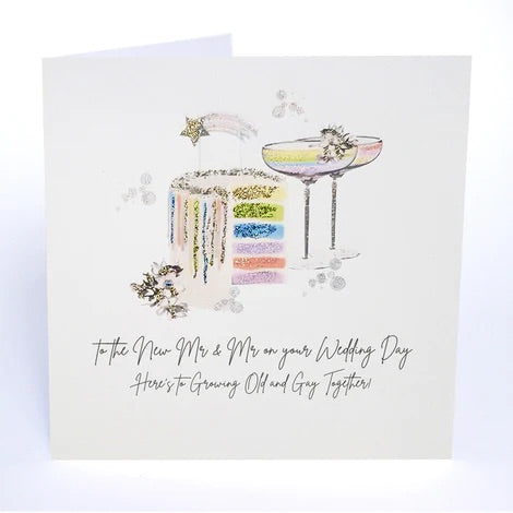 Personalised Wedding Card (PCW79) Five Dollar Shake