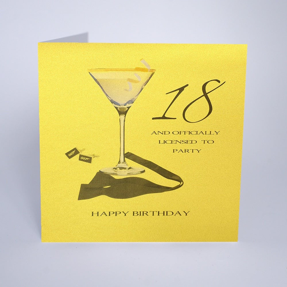 Five Dollar Shake 18 & Licensed to Party Birthday Card