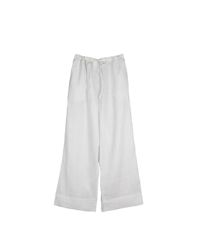 Chalk Clothing Polly Linen Pant Trousers - White