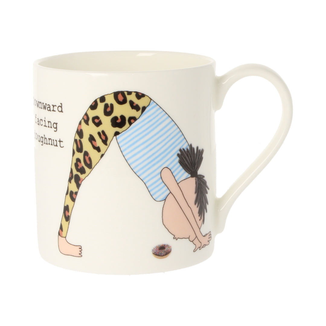 Rosie Made a Thing Mug - Downward Facing Doughnut