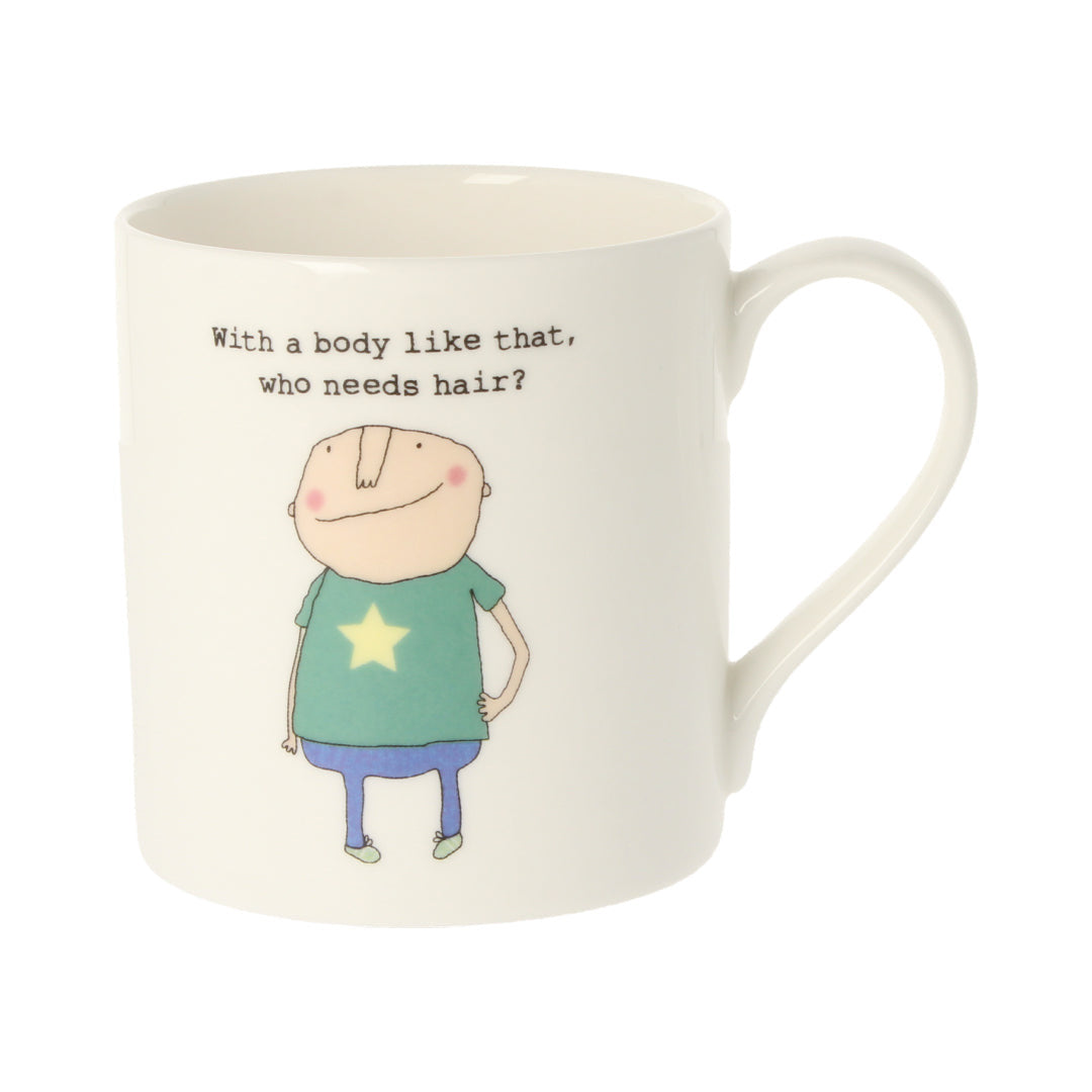 Rosie Made a Thing Mug - Who Needs Hair