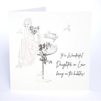 Five Dollar Shake Daughter-in-Law Bring on the Bubbles Birthday Card