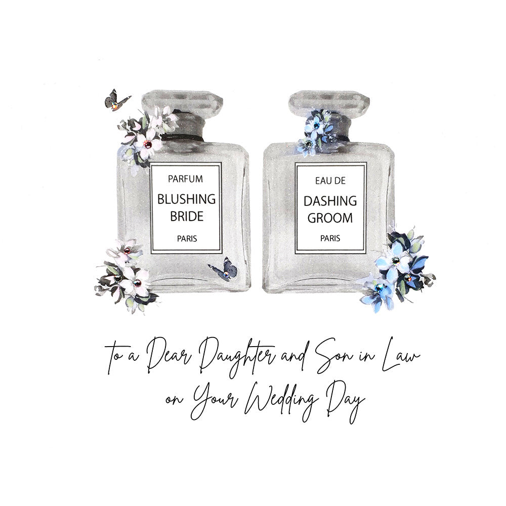 Five Dollar Shake Daughter &amp; Son-in-Law on Your Wedding Day (Perfumes) Card
