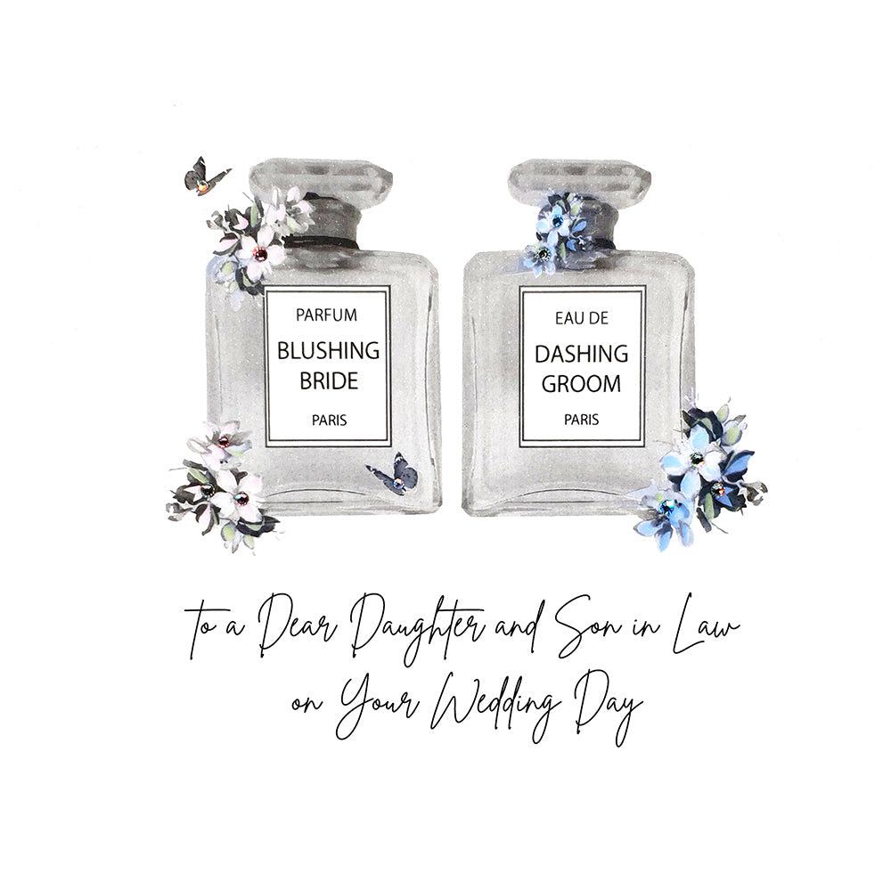 Five Dollar Shake Daughter & Son-in-Law on Your Wedding Day (Perfumes) Card