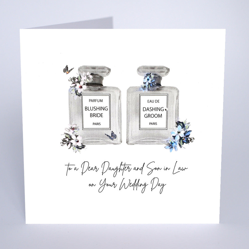 Five Dollar Shake Daughter &amp; Son-in-Law on Your Wedding Day (Perfumes) Card