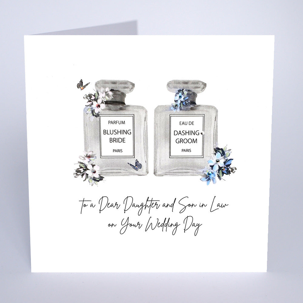 Five Dollar Shake Daughter & Son-in-Law on Your Wedding Day (Perfumes) Card
