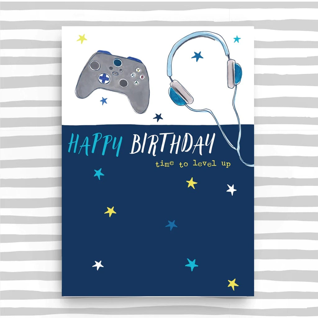 Molly Mae Happy Birthday Time To Level Up Gaming Birthday Card