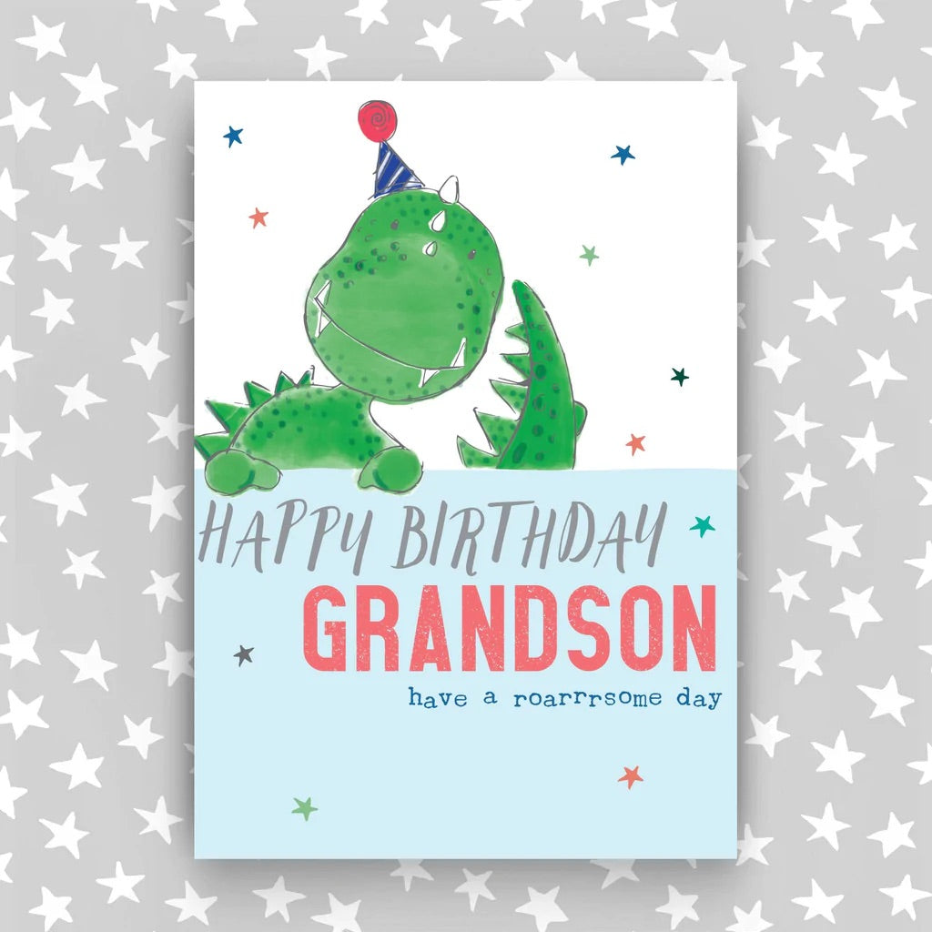 Molly Mae Grandson Roarsome Birthday Card